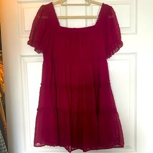 Baby doll short sleeve dress